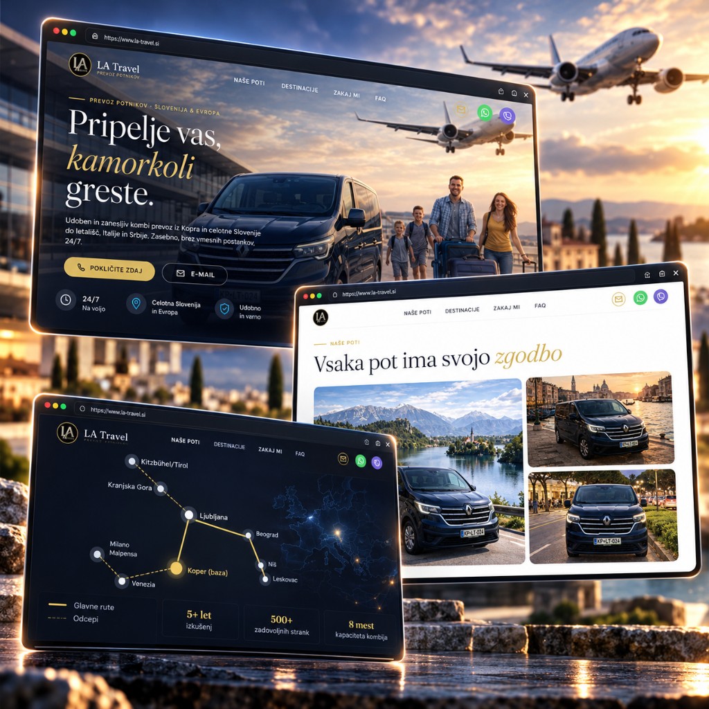 LA Travel — passenger transport across Slovenia and Europe